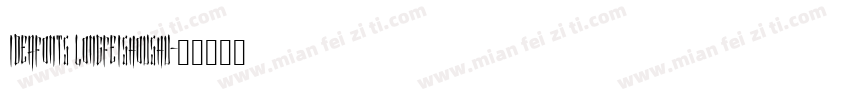 IdeaFonts LongFeiShouShu字体转换